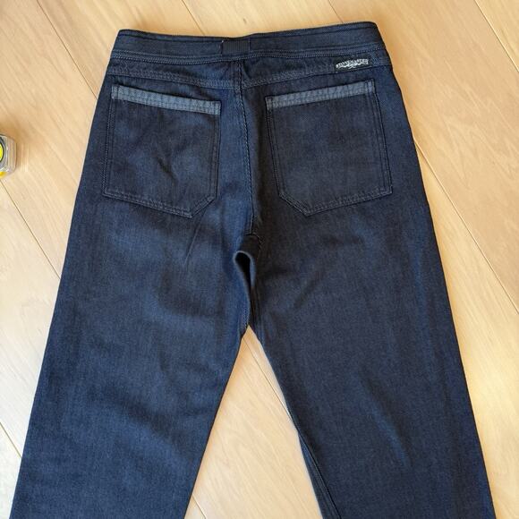 Stone Master Pants 30 Blue Dark Wash Belted Utility Made in USA Outdoors - Picture 7 of 9